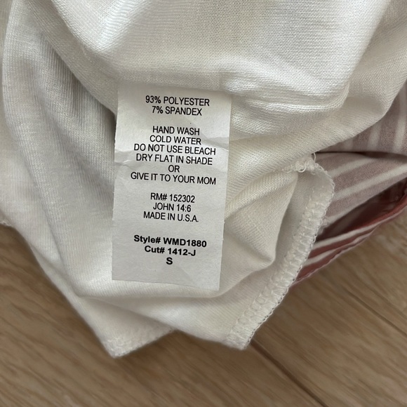 NWT Nanamacs Striped Pink Strapless Bodycon Mini Dress - Picture 7 of 7